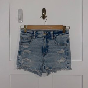 American Eagle Light wash Jean Shorts